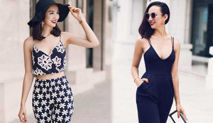 Hoa hậu Ngọc Diễm diện street style rạng rỡ xuống phố