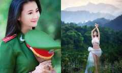 Nữ thiếu úy cảnh sát xinh đẹp bị khiển trách vì chụp ảnh gợi cảm