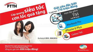 Đã tìm được chủ nhân giải siêu đặc biệt của dịch vụ FTTH Viettel