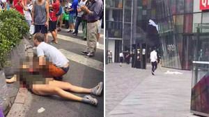 Clip: Nam thanh niên táo tợn cầm kiếm dài 1 mét đâm phụ nữ