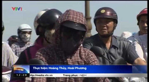 Clip: Nắng nóng làm đảo lộn cuộc sống của người Huế