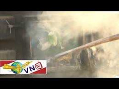 Lò đốt rác thủ công hun khói người dân