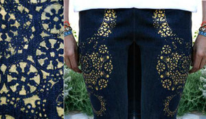DIY: Tự tay trang trí quần jeans đẹp và độc