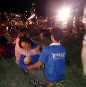 Xe container cán chết bé gái 3 tuổi rồi bỏ chạy