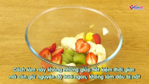 Cách làm salad hoa quả trong nháy mắt