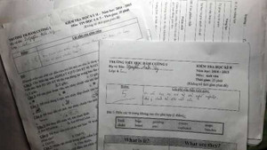 Lập bài thi khống cho học sinh, hiệu trưởng viết kiểm điểm