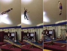 Clip: Nhảy bập bênh theo kiểu ‘không thể tin nổi’