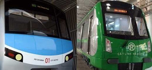 'Đọ dáng' hai mẫu tàu điện hiện đại ở Hà Nội và TP.HCM