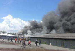 Cháy lớn trong khu chế xuất ở TP.HCM