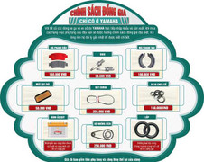 Yamaha Việt Nam áp dụng đồng giá phụ tùng và công thay thế toàn quốc