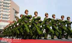 Mãn nhãn màn diễu binh của sinh viên cảnh sát trong lễ khai giảng