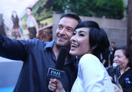 Kathy Uyên gặp gỡ Hugh Jackman tại Hồng Kong