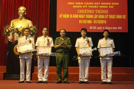 35 năm đào tạo nghiệp vụ kỹ thuật hình sự