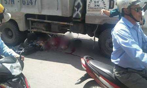 Trên đường đi học về, nữ sinh bị xe tải cán chết thảm