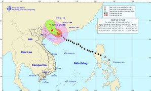 Cơn bão số 4 đã đổ bộ vào Trung Quốc