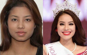 Nhan sắc Hoa hậu hoàn vũ Việt Nam 2015 Phạm Hương thuở mới vào nghề