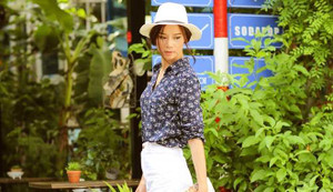 Thời trang đường phố cực chất của hotgirl xinh như hoa hậu