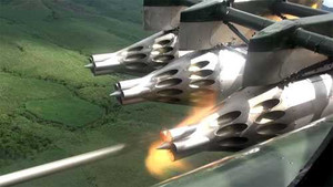 Trực thăng không quân Việt Nam bắn rocket diệt mục tiêu mặt đất