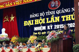 Khai mạc Đại hội Đảng bộ tỉnh Quảng Nam