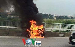 Xe đạp điện phát nổ, một nữ sinh trọng thương