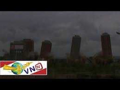 Clip: Đánh bom 6 toà cao ốc đổ trong nháy mắt