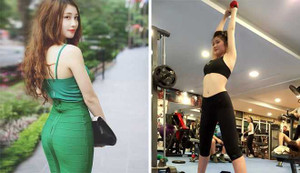 9X Hà thành giảm 8cm vòng eo nhờ tập hot yoga