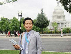 Chàng trai Việt phát biểu trước hàng trăm nghị sĩ Mỹ