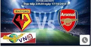 Trực tiếp: Wotford Vs Arsenal, Vòng 9 Ngoại hạng Anh