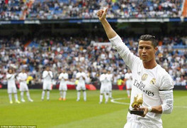 Ronaldo đặt dấu mốc mới trong lịch sử Real Madrid