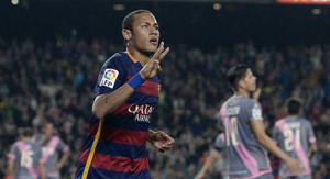 Neymar lập poker giúp Barcelona đại thắng