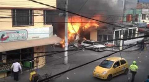 Rơi máy bay ở Colombia, 5 người thiệt mạng