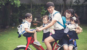 Hình ảnh đáng yêu của gia đình Lý Hải - Minh Hà