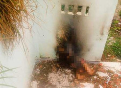 Thi thể phụ nữ lõa thể cháy đen trong căn nhà hoang