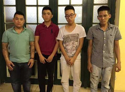 Cảnh sát tóm gọn nhóm thanh niên đua xe quanh hồ Hoàn Kiếm