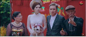 Phan Mạnh Quỳnh diễn xuất trong MV nhái Vợ người ta