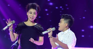 Chung kết Giọng hát Việt nhí 2015: Tiến Quang hoà giọng đầy nội lực với Thu Minh