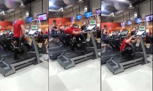 Clip: Cười vỡ bụng với phong cách tập gym chẳng giống ai