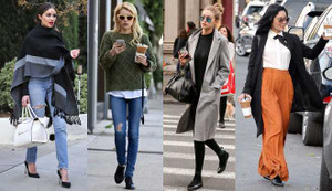 Thời trang dạo phố mùa thu của Vanessa Hudgens và Gigi Hadid