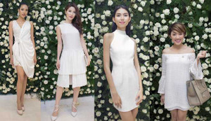 Dạ tiệc trắng của mỹ nhân Việt