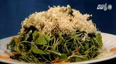 Cách làm salad rau má vừa chữa bệnh vừa làm đẹp