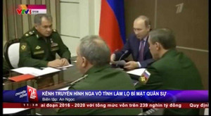 Video: Kênh truyền hình Nga vô tình làm lộ bí mật quân sự