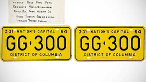 Biển số xe của cố Tổng thống Mỹ bị ám sát được đấu giá 100.000 USD