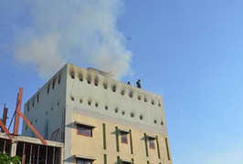 Khói lửa bao trùm công ty sản xuất đồ thủ công mỹ nghệ