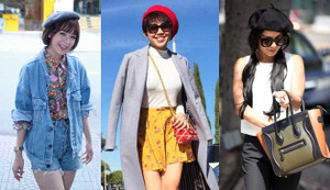 Cách phối mũ nồi sành điệu cho mùa thu đông