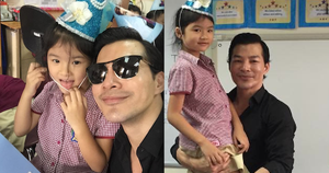 Sinh nhật tại trường của con gái Trần Bảo Sơn - Trương Ngọc Ánh