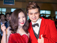 Dương Hoàng Yến đẹp rạng rỡ trong sắc đỏ