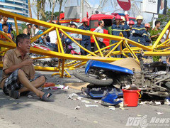 Sập cần cẩu 70m: Người nhà nạn nhân giận dữ đòi 'tính sổ' đơn vị thi công