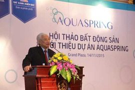 Ra mắt dự án chung cư Aquaspring - Hà Nội