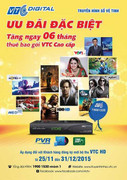 Ưu đãi đặc biệt từ truyền hình số vệ tinh VTC