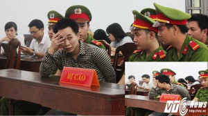 Sát nhân máu lạnh Trần Xuân Vinh bật khóc khi nhìn vợ con